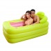 Bathtubs Freestanding Double Inflatable Thick Household Couples Adult Folding Tub Large Plastic (Color : Green) - B07H7JNTR6